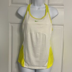 NIKE Neon Yellow Dri-Fit Active Tank Top